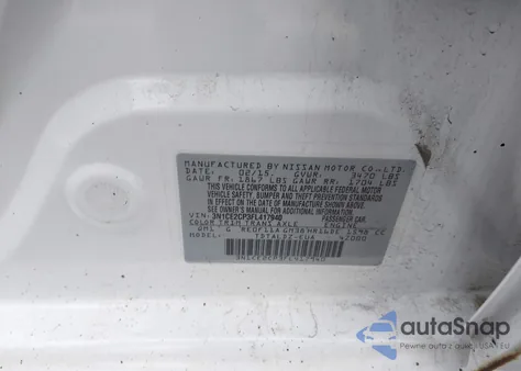 2015 Nissan Versa Note S (Sr)/S Plus/Sl/Sr/Sv from USA, damaged, VIN 3N1CE2CP3FL417940